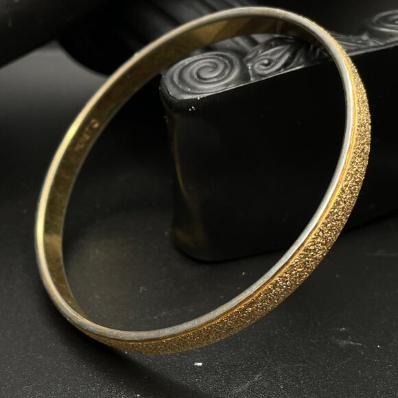 Set of 3 Vintage MONET Bangle Bracelets Signed Bling Designer Jewelry Classic - Picture 3 of 10